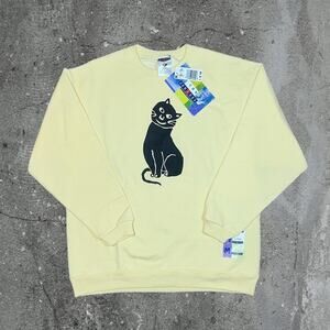 Vintage 90s jerzees cat graphic